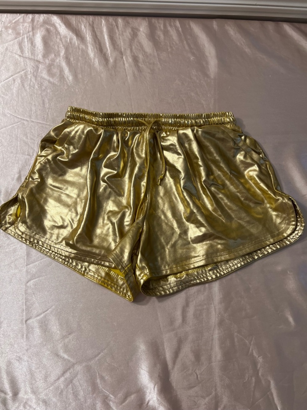 Metallic Gold Shorts Size Small